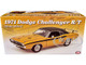 1971 Dodge Challenger R T GY8 Gold Metallic with Black Stripes and Black Vinyl Top Limited Edition to 360 pieces Worldwide 1/18 Diecast Model Car ACME A1806030