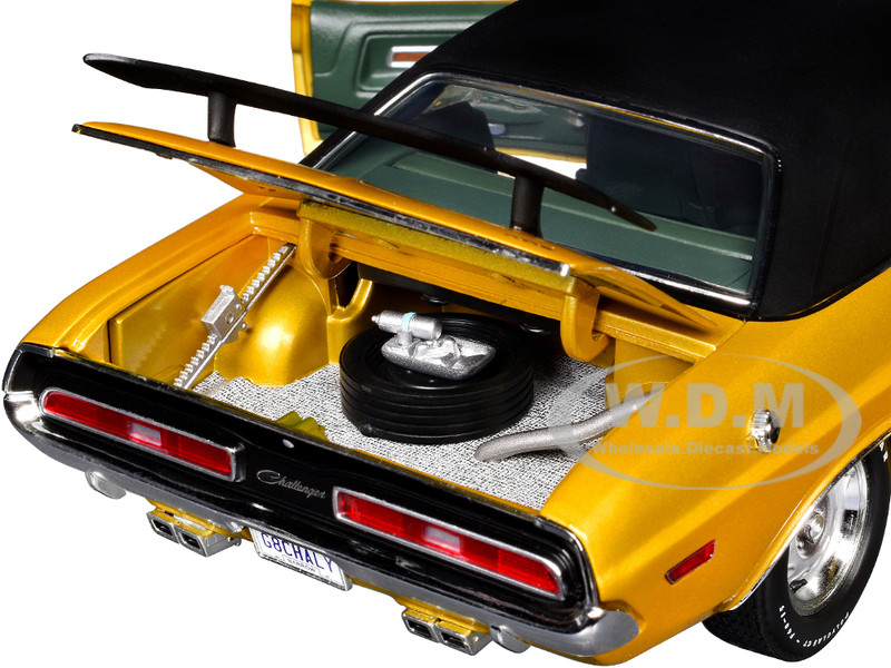 1971 Dodge Challenger R/T GY8 Gold Metallic with Black Stripes and
