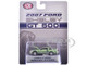 2007 Ford Shelby GT500 Lime Green Metallic with Silver Stripes Shelby Collectibles Series 1/64 Diecast Model Car ACME SC64001