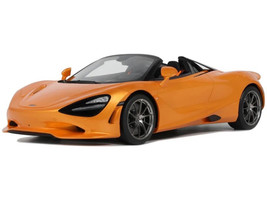 2023 McLaren 750S Coupe Blue Metallic with Black Top 1/18 Model