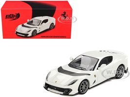 Ferrari 812 Competizione Bianco Avus White 1/64 Diecast Model Car BBR BBRFER64010