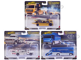 Team Transport 3 piece Set J 2025 Car Culture Series Diecast Model Cars Hot Wheels FLF56-957J