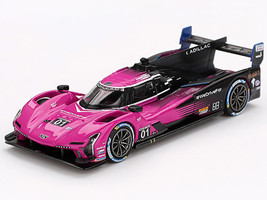 Cadillac V Series R #01 Sebastien Bourdais Scott Dixon Renger van der Zande Cadillac Racing Winner IMSA Petit Le Mans 2024 Limited Edition 1/64 Diecast Model Car Mini GT MGT01010