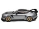 2025 Ford Mustang GTD Gray Metallic with Black Top Limited Edition Series 1/18 Diecast Model Car IXO Models IXOSPMCG18576