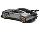 2025 Ford Mustang GTD Gray Metallic with Black Top Limited Edition Series 1/18 Diecast Model Car IXO Models IXOSPMCG18576