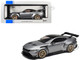 2025 Ford Mustang GTD Gray Metallic with Black Top Limited Edition Series 1/18 Diecast Model Car IXO Models IXOSPMCG18576