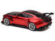 2025 Ford Mustang GTD Dark Red Metallic with Carbon Stripes Limited Edition Series 1/18 Diecast Model Car IXO Models IXOSPMCG18577