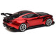 2025 Ford Mustang GTD Dark Red Metallic with Carbon Stripes Limited Edition Series 1/18 Diecast Model Car IXO Models IXOSPMCG18577