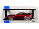 2025 Ford Mustang GTD Dark Red Metallic with Carbon Stripes Limited Edition Series 1/18 Diecast Model Car IXO Models IXOSPMCG18577