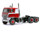 1965 International Transtar COE Truck Tractor Red with White Stripes 1/43 Diecast Model IXO Models TR21922 1965 International Transtar COE Truck Tractor Red with White Stripes 1/43 Diecast Model IXO Models TR21922