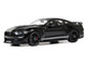 2022 Ford Mustang Shelby GT500 Black with Silver Stripes 1/18 Diecast Model Car IXO Models U18RDC002-FO 2022 Ford Mustang Shelby GT500 Black with Silver Stripes 1/18 Diecast Model Car IXO Models U18RDC002-FO