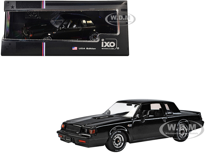 1987 Buick Grand National Black 1/43 Diecast Model IXO Models U43RDC009