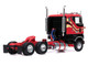 1985 Ford CL 9000 Truck Tractor Red and Black with Graphics 1/43 Diecast Model IXO Models U43TR003