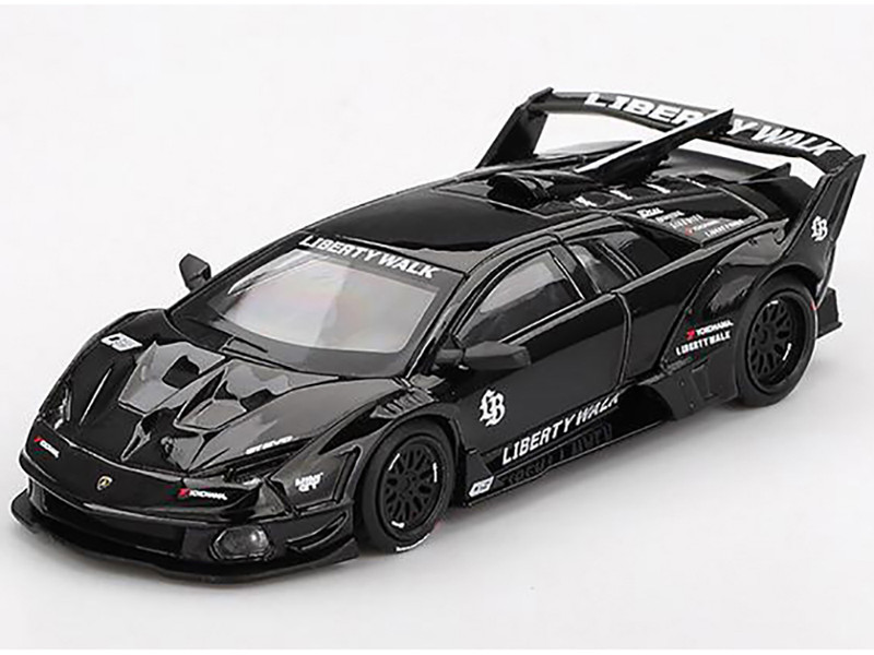 Lamborghini Murcielago GT EVO LB Silhouette Works Black Limited Edition 1/64 Diecast Model Car Mini GT MGT01053