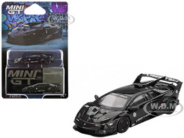 Lamborghini Murcielago GT EVO LB Silhouette Works Black Limited Edition 1/64 Diecast Model Car Mini GT MGT01053