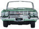 1961 Chevrolet Impala Convertible Arbor Green Metallic with Green Interior 1/87 (HO) Scale Diecast Model Car Oxford Diecast 87CI61007