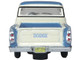 1957 Dodge D100 Sweptside Pickup Truck Ice Blue and Glacier White 1/87 (HO) Scale Diecast Model Car Oxford Diecast 87DP57005