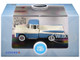 1957 Dodge D100 Sweptside Pickup Truck Ice Blue and Glacier White 1/87 (HO) Scale Diecast Model Car Oxford Diecast 87DP57005
