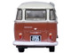 Volkswagen T1 Samba Bus Sealing Wax Red and Gray 1/148 (N) Scale Diecast Model Car Oxford Diecast NVWS001