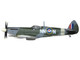 Supermarine Spitfire LF MK IXe Fighter Aircraft TE565 10th Czech Fighter Squadron RAF Manston Royal Air Force 1/72 Diecast Model Airplane Oxford Diecast AC123