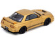 Nissan Skyline Top Secret BNR32 GT R 650R RHD Right Hand Drive Gold Metallic 1/64 Diecast Model Car Inno Models IN64-R32TS-650R
