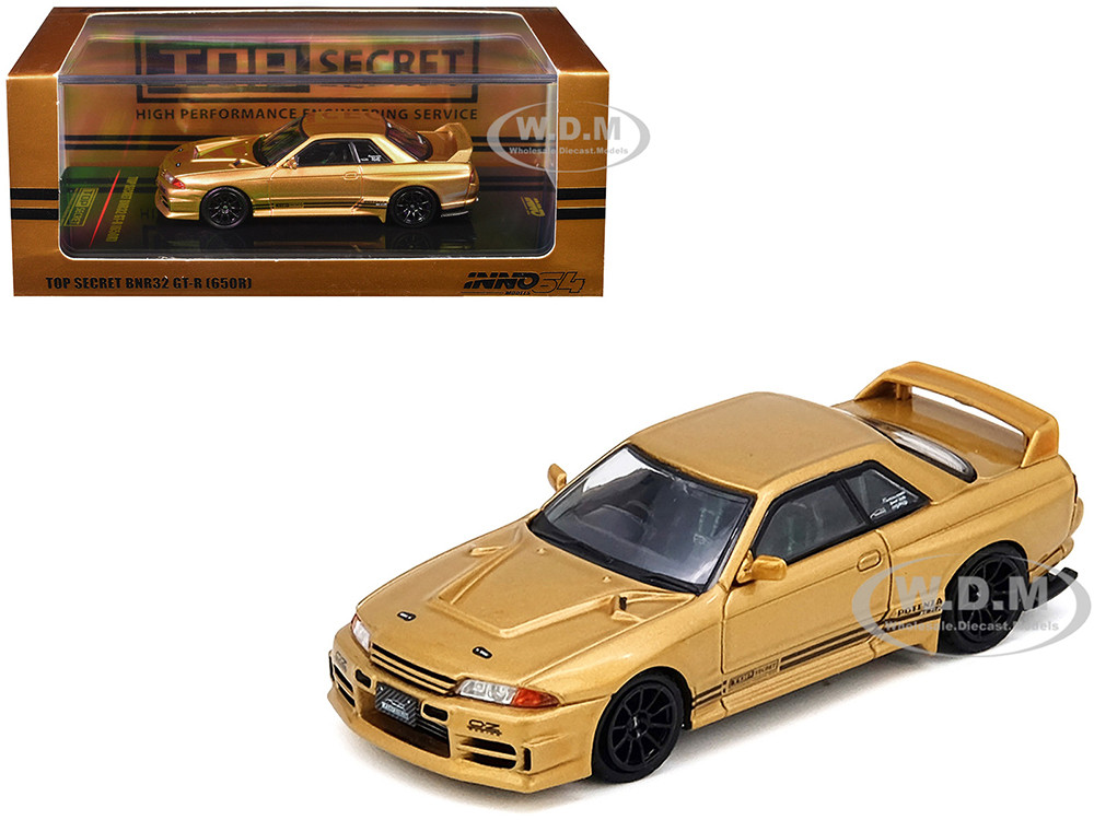 INNO モデル1/64 top secret R32 TASKL INNO64 1:64 Nissan Skyline GT-R (R32) TOP SECRET in Stealth Gray