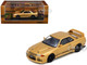 Nissan Skyline Top Secret BNR32 GT R 650R RHD Right Hand Drive Gold Metallic 1/64 Diecast Model Car Inno Models IN64-R32TS-650R