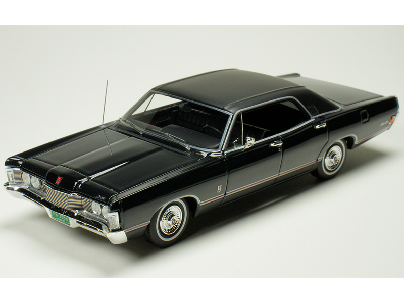 1968 Mercury Brougham Black Limited Edition to 200 pieces Worldwide 1/43 Model Car Goldvarg Collection GC-085A