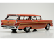 1959 Ford Country Squire Rose with Woodgrain Sides and Green Interior Limited Edition to 200 pieces Worldwide 1/43 Model Car Goldvarg Collection GC-091B