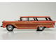 1959 Ford Country Squire Rose with Woodgrain Sides and Green Interior Limited Edition to 200 pieces Worldwide 1/43 Model Car Goldvarg Collection GC-091B