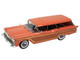 1959 Ford Country Squire Rose with Woodgrain Sides and Green Interior Limited Edition to 200 pieces Worldwide 1/43 Model Car Goldvarg Collection GC-091B
