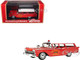 1959 Ford Country Squire Fruitland MD Fire Chief Red with White Top Limited Edition to 200 pieces Worldwide 1/43 Model Car Goldvarg Collection GC-091C