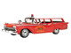 1959 Ford Country Squire Fruitland MD Fire Chief Red with White Top Limited Edition to 200 pieces Worldwide 1/43 Model Car Goldvarg Collection GC-091C