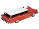 1959 Ford Country Squire Fruitland MD Fire Chief Red with White Top Limited Edition to 200 pieces Worldwide 1/43 Model Car Goldvarg Collection GC-091C