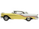 1957 Oldsmobile Starfire Coronado Yellow and Alcan White Limited Edition to 200 pieces Worldwide 1/43 Model Car Goldvarg Collection GC-092A