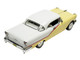1957 Oldsmobile Starfire Coronado Yellow and Alcan White Limited Edition to 200 pieces Worldwide 1/43 Model Car Goldvarg Collection GC-092A