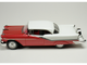 1957 Oldsmobile Starfire Royal Glow Red and Alcan White Limited Edition to 200 pieces Worldwide 1/43 Model Car Goldvarg Collection GC-092B