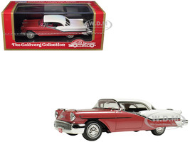 1957 Oldsmobile Starfire Royal Glow Red and Alcan White Limited Edition to 200 pieces Worldwide 1/43 Model Car Goldvarg Collection GC-092B