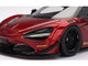 McLaren 720S LB Works Gem Red Metallic with Black Top 1/18 Model Car Top Speed TS0599