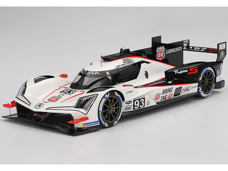 Acura ARX 06 GTP #93 Kakunoshin Ohta Alex Palou Renger van der Zande Nick Yelloly Acura Meyer Shank Racing with Curb-Agajanian 24 Hours of Daytona 2025 1/18 Model Car Top Speed TS0631