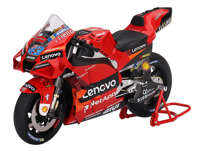 Ducati Desmosedici #43 Jack Miller Presentation MotoGP World Championship 2022 1/12 Motorcycle Model True Scale Miniatures TSMMC0017