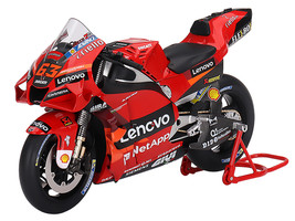 Ducati Desmosedici #63 Francesco Bagnaia Presentation MotoGP World Championship 2022 1/12 Motorcycle Model True Scale Miniatures TSMMC0018