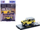 1969 Ford Bronco Yellow with Black Stripes and Gray Top Limited Edition to 6380 pieces Worldwide 1/64 Diecast Model Car M2 Machines 31500-HS58
