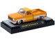 1976 GMC Sierra Grande 15 Pickup Truck Orange and white with Orange Interior Limited Edition to 15994 pieces Worldwide 1/64 Diecast Model Car M2 Machines 31500-HS61