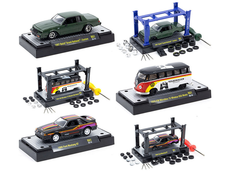 Model Kit 3 piece Car Set Release 81 Limited Edition to 9600 pieces Worldwide 1/64 Diecast Model Cars M2 Machines 37000-81