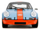 Porsche 911 RSR Gulf Oil Light Blue with Orange Stripes Pink Slips Series 1/18 Diecast Model Car Jada 36384
