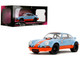 Porsche 911 RSR Gulf Oil Light Blue with Orange Stripes Pink Slips Series 1/18 Diecast Model Car Jada 36384 Porsche 911 RSR Gulf Oil Light Blue with Orange Stripes Pink Slips Series 1/18 Diecast Model Car Jada 36384