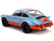 Porsche 911 RSR Gulf Oil Light Blue with Orange Stripes Pink Slips Series 1/18 Diecast Model Car Jada 36384 Porsche 911 RSR Gulf Oil Light Blue with Orange Stripes Pink Slips Series 1/18 Diecast Model Car Jada 36384