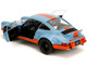 Porsche 911 RSR Gulf Oil Light Blue with Orange Stripes Pink Slips Series 1/18 Diecast Model Car Jada 36384 Porsche 911 RSR Gulf Oil Light Blue with Orange Stripes Pink Slips Series 1/18 Diecast Model Car Jada 36384