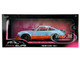 Porsche 911 RSR Gulf Oil Light Blue with Orange Stripes Pink Slips Series 1/18 Diecast Model Car Jada 36384